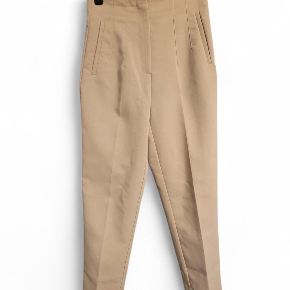 Zara Khaki Tailored Pants - Picture 4 of 6